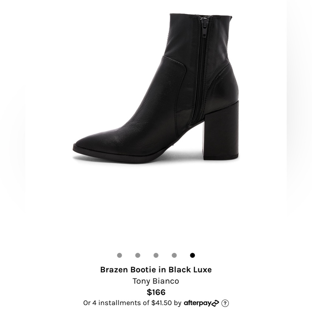 Like new Brazen bootie Tony Bianco size 9.5 worn once to a dinner !!